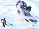  blue_hair engrish half_updo len melty_blood nude pointy_ears ranguage red_eyes sazare solo tsukihime 