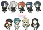  aoi_nagisa black_legwear chibi hanazono_shizuma konohana_hikari minamoto_chikaru multiple_girls nanto_yaya ootori_amane pantyhose rokujou_miyuki school_uniform strawberry_panic! suzumi_tamao thighhighs tsukidate_chiyo wallpaper white_legwear 