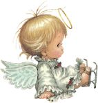  angel angel_wings chibi halo lowres sitting skates wings 
