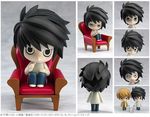  bags_under_eyes chair chibi death_note figure l_(death_note) lowres multiple_boys nendoroid photo yagami_light 