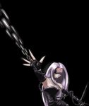  bare_shoulders chain elbow_gloves fate/stay_night fate_(series) gloves long_hair non-web_source purple_hair rider solo 