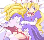  blonde_hair elbow_gloves gloves oekaki shaomin solo touhou white_gloves yakumo_yukari 