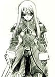  agrias_oaks armor artist_request braid final_fantasy final_fantasy_tactics knight monochrome sketch solo 