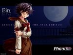  artist_request blood ein_(phantom) phantom_of_inferno school_uniform solo wallpaper 