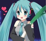  aqua_hair chany hatsune_miku long_hair lowres solo spring_onion twintails vocaloid 