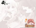  &gt;_&lt; box cardboard_box chibi closed_eyes copyright_request multiple_girls usoneko wallpaper 