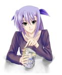  casual ginga_nakajima green_eyes lyrical_nanoha mahou_shoujo_lyrical_nanoha_strikers purple_hair solo wagashi_(okashina) 