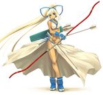  arrow blue_eyes bow_(weapon) majikina_mina samurai_spirits snk weapon 