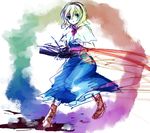  alice_margatroid bangs kagurazaka_iroha lowres sketch solo touhou traditional_media 