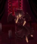  barefoot bat_wings makino_(ukiuo) remilia_scarlet solo touhou wings 