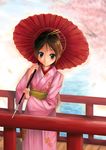  brown_eyes brown_hair japanese_clothes kanon kimono solo tsukimiya_ayu yuki_usagi_(mofurafu) 