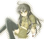  alastor_(shakugan_no_shana) black_hair jewelry jhonwalker pendant shakugan_no_shana shana thighhighs 