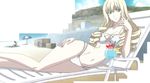  adilisia_lenn_mathers beach bikini blue_hawaii chair drill_hair highres lounge_chair lying rental_magica screencap solo stitched swimsuit third-party_edit tropical_drink 