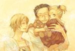 age_difference black_hair family father_and_daughter fullmetal_alchemist glasses happy maes_hughes 