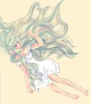  blonde_hair chii chobits long_hair lying off_shoulder solo yasuhito_(yasu_no_e) 