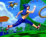  action adidas artist_request costume flying genderswap genderswap_(mtf) helicopter_tail hood humanization jewelry jpeg_artifacts ring running sonic sonic_the_hedgehog tails_(sonic) track_suit 