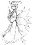  animal_ears bag boots eighth_note fechirin greyscale hat holding holding_bag long_sleeves monochrome multiple_tails musical_note pillow_hat short_hair sketch solo spring_onion tail tassel touhou walking white_background wide_sleeves yakumo_ran 