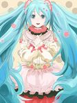  aqua_hair bad_id bad_pixiv_id flower hatsune_miku long_hair solo twintails umishima_senbon very_long_hair vocaloid 