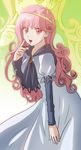  copyright_request crown dress hat pink_eyes pink_hair solo umishima_senbon 