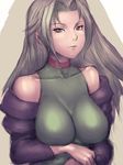  breasts fumio_(rsqkr) lamia_loveless large_breasts long_hair sketch solo super_robot_wars upper_body 