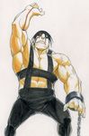  chain fullmetal_alchemist gorigo male_focus muscle sloth solo traditional_media 