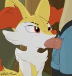 2024 ambiguous_gender animated anthro balls braixen duo fur generation_4_pokemon generation_6_pokemon genitals intersex intersex/male loop lucario male mammal nintendo nude oral penis pokemon pokemon_(species) tail whyvern