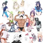  &gt;_&lt; &lt;key&gt;_(robot)_(blue_archive) 2boys 6+girls absurdly_long_hair absurdres animal_ear_fluff animal_ear_headphones animal_ears aris_(blue_archive) artist_request ayane_(blue_archive) ayane_(swimsuit)_(blue_archive) bare_arms bare_shoulders bikini bikini_bottom_pull bikini_top_lift black_footwear black_hair black_jacket black_one-piece_swimsuit black_pantyhose black_suit_(blue_archive) blonde_hair blue_archive blue_eyes blue_jacket blue_shirt blush bottle bow braid breasts buruma chiikawa chiikawa_(character) clearite cleavage closed_mouth clothes_lift collaboration collarbone collared_shirt crossover eyewear_on_head facial_mark fake_animal_ears fang female_pubic_hair glasses gold_bikini green_bow green_eyes green_halo green_leotard grey_hair gym_shirt gym_shorts gym_uniform hair_bow halo haruna_(blue_archive) haruna_(track)_(blue_archive) headphones highres holding holding_bottle id_card izumi_(blue_archive) izumi_(swimsuit)_(blue_archive) jacket lanyard large_breasts leotard light_brown_hair long_hair long_sleeves mari_(blue_archive) mari_(track)_(blue_archive) mechanical_halo medium_breasts midori_(blue_archive) momoi_(blue_archive) multiple_boys multiple_girls mutsuki_(blue_archive) nagusa_(blue_archive) nipples nonomi_(blue_archive) nonomi_(swimsuit)_(blue_archive) one-piece_swimsuit one_eye_closed open_mouth orange_hair pantyhose pink_halo pink_shorts pointy_ears pubic_hair purple_eyes purple_hair purple_halo rabbit_ears red_bikini red_bow red_buruma red_eyes red_hair red_halo sensei_(blue_archive) shaded_face shirt shoes short_hair short_sleeves shorts shuro_(blue_archive) side_braid side_ponytail simple_background smile star_(symbol) strapless strapless_leotard sunglasses swimsuit track_jacket v very_long_hair water_bottle white_background white_shirt yellow_bikini yellow_halo yukari_(blue_archive) yuuka_(blue_archive) yuuka_(track)_(blue_archive) yuzu_(blue_archive) 