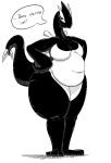 15:22 2019 3_toes alternate_color anthro anthrofied aquatic_dragon asking asking_viewer barefoot belly big_belly big_breasts biped black_and_white black_body black_eyelashes black_eyes black_tail black_text bottom_heavy breasts cetacean countershade_crotch countershade_torso countershading digital_drawing_(artwork) digital_media_(artwork) dolphin dragon ellipsis english_text eye_markings eyelashes featureless_breasts feet female female_anthro fin fingers front_view full-length_portrait generation_2_pokemon hands_on_hips hands_on_own_hips hatching_(art) huge_thighs legendary_pokemon lugia mammal marine markings monochrome naturally_censored navel nintendo non-mammal_breasts non-mammal_navel nude oceanic_dolphin orca overweight overweight_anthro overweight_female pear-shaped_figure pokemon pokemon_(species) pokemorph portrait pupils question_mark shaded shadow simple_background solo speech_bubble standing tail text thatoneaceguy thick_thighs three-quarter_view toes toothed_whale unimpressed white_background white_body white_countershading white_fins white_markings white_speech_bubble wide_hips