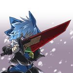  advent_cirno bow cirno gengorou lowres solo sword touhou weapon 
