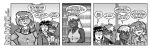 2024 alcohol anthro arm_tuft beer beverage blush bra brave_new_world_(style_wager) breasts canid canine canis chest_tuft cleavage clothed clothing comic dialogue dobermann domestic_dog elbow_tuft embarrassed english_text eyewear female fur glasses greyscale group hair hand_on_hip holding_beverage holding_object human jaque_smith mammal midriff monochrome navel open_mouth pepper_rise pinscher rosa_tamworth shirt style_wager suid suina sus_(pig) tank_top text text_on_clothing text_on_topwear topwear trio tuft underwear wide_eyed