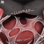 anthro bodily_fluids close-up drooling felid first_person_view hi_res leonheart54115 leonheart54115_(character) licking lion macro male mammal micro open_mouth oral_vore pantherine saliva soft_vore sound_effects tongue tongue_out vore