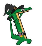 anthro belly belt clothing dancing dragon green_body green_scales hat headgear headwear henry_(henrycharizardboi) henrycharizardboi hi_res lizard magic magic_user male meme potion potion_bottle reptile scales scalie solo teeth toothless_dancing western_dragon wide_brim_hat wide_brimmed_hat witch witch_costume witch_hat yellow_belly