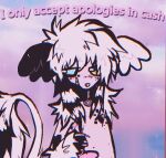 ambiguous_gender anthro canid canine canis chinese_crested_dog cloud domestic_dog grin hairless hairless_dog mammal muppy_(fr34kpet) mutetroop scene_kid smile solo toy_dog
