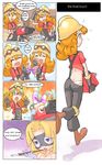  4chan captain cigarette comic failure genderswap genderswap_(mtf) mask multiple_girls panties smoking team_fortress_2 the_engineer the_spy underwear 