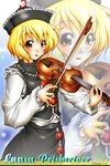  blonde_hair character_name instrument kemuken lunasa_prismriver solo touhou violin zoom_layer 