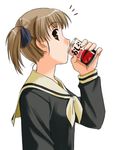  can drink fukuzawa_yumi lowres maria-sama_ga_miteru school_uniform solo umekichi 