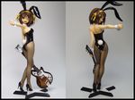  animal_ears brown_hair bubba bunny_ears bunnysuit detached_collar figure fishnet_pantyhose fishnets guitar high_heels instrument multiple_views pantyhose photo shoes short_hair star suzumiya_haruhi suzumiya_haruhi_no_yuuutsu tail turnaround wrist_cuffs 