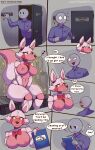 absurd_res animatronic anthro big_breasts big_butt blush blush_lines body_blush bow_accessory bow_tie breast_squish breasts butt canid canine canis claws colored_nails comic comic_panel dialogue digital_media_(artwork) distracted door duo female finger_claws fingers five_nights_at_freddy&#039;s fox fox_tail funtime_foxy_(fnaf) funtime_foxy_(fnafsl) fur genitals glistening glistening_body glistening_skin glowing glowing_body glowing_eyes hi_res human key machine maintenance male male/female mammal manual multicolored_body nails pink_body pink_fur robot rosy_cheeks scottgames seductive shy sister_location speech_bubble squish suprised_look thick_thighs thought_bubble unattendedmilk_(artist) watermark whistling white_body white_fur wide_hips yellow_eyes