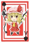  blonde_hair card_(medium) chibi exe_(xe) flandre_scarlet red_eyes solo source_request touhou wings 