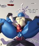 abdominal_bulge anal animal_genitalia animal_penis anthro balls balls_on_penis big_penis blue_body blue_fur bodily_fluids canid canine canine_genitalia canine_penis chain cum cum_from_ass cum_from_mouth cum_in_ass cum_in_mouth cum_inflation cum_inside cum_on_face cum_pooling cum_through cumshot deep_penetration duo ejaculation erection first_person_view fur generation_4_pokemon generation_8_pokemon genital_fluids genitals hi_res holding_leg huge_penis inflation inteleon knot leaking_cum long_penis looking_at_viewer lucario lying male male/male male_pov mammal nintendo nude on_back penetration penis pokemon pokemon_(species) red_eyes reptile scalie squeeshy tapering_penis text yellow_body yellow_fur
