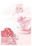  artist_request cake copyright_request cup fairy food in_container in_cup in_food minigirl pastry pointy_ears solo wings 