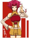  aoba_(smartbeat) bare_shoulders code_geass kallen_stadtfeld sleeveless sleeveless_turtleneck solo turtleneck 