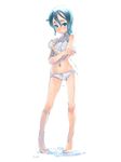  barefoot camisole copyright_request panties simple_background solo underwear underwear_only weno wet wet_clothes 