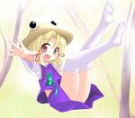  des feet hat moriya_suwako solo thighhighs touhou 