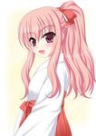  hakama japanese_clothes long_hair louise_francoise_le_blanc_de_la_valliere miko minamori_noeru red_hakama solo zero_no_tsukaima 