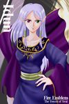  character_name copyright_name fire_emblem fire_emblem:_fuuin_no_tsurugi hand_on_hip heterochromia hissaa_(starlight_express) idoun long_hair pointy_ears purple_hair solo 