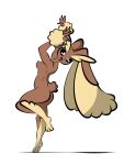  anthro breasts dancing female fluffy fluffy_tail fogata generation_4_pokemon hi_res humanoid long_ears looking_at_viewer lopunny nintendo nipples pokemon pokemon_(species) solo tail 