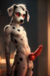 anthro canid canine canis dalmatian domestic_dog male mammal perchance solo