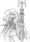  archerko denim fate/stay_night fate_(series) greyscale himura_kiseki jeans monochrome pants solo 