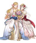  2girls fire_emblem fire_emblem_heroes highres multiple_girls non-web_source official_alternate_costume official_art sharena_(bride)_(fire_emblem) sharena_(fire_emblem) veronica_(bride)_(fire_emblem) veronica_(fire_emblem) 